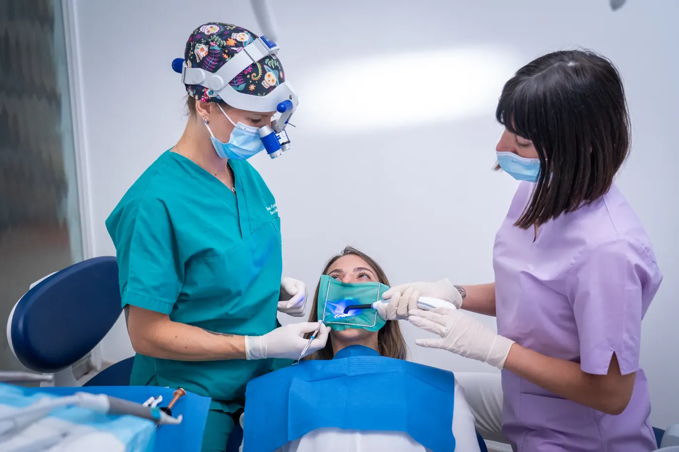 Conservativa odontoiatrica, cura della carie con composito a Perugia